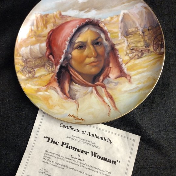 Lot of 5 Collectibole Art Plates w/ Cert of Authenticity - Picture 9 of 9